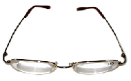 Low vision eyeglasses-