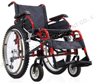 功能型鋁輪椅（越野輪款）CA9862LQ-