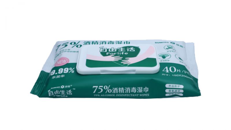 75%酒精消毒濕巾40片裝-