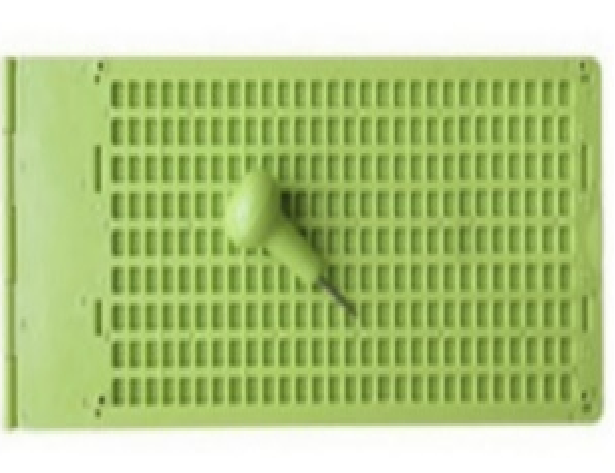 9-line, 30-square Braille writing board-