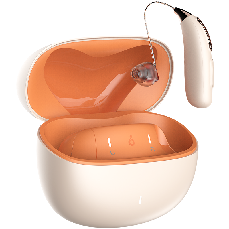 玖益醫(yī)療級(jí)智能藍(lán)牙耳背式助聽器（ P1 中大功率）